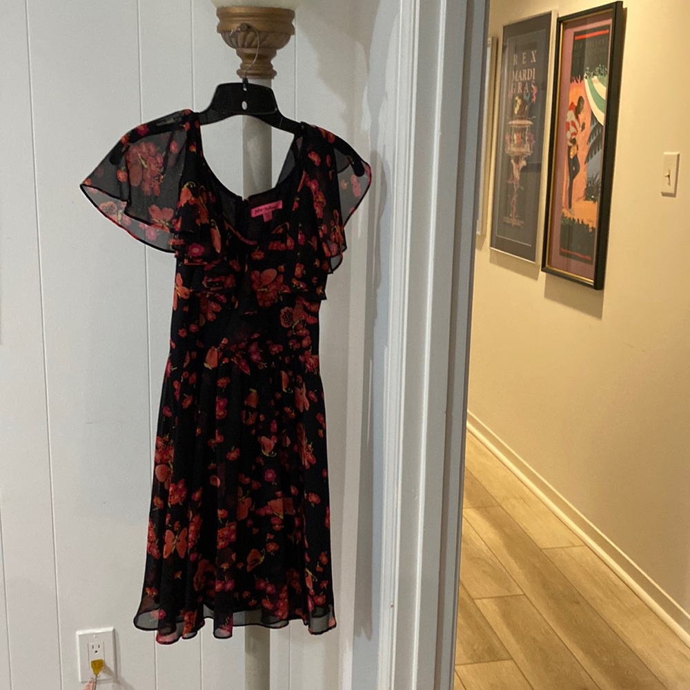 Black Betsy Johnson dress